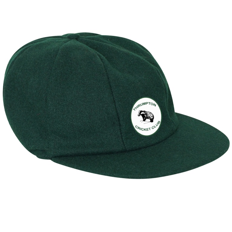 Baggy Cricket Cap - Bottle Green