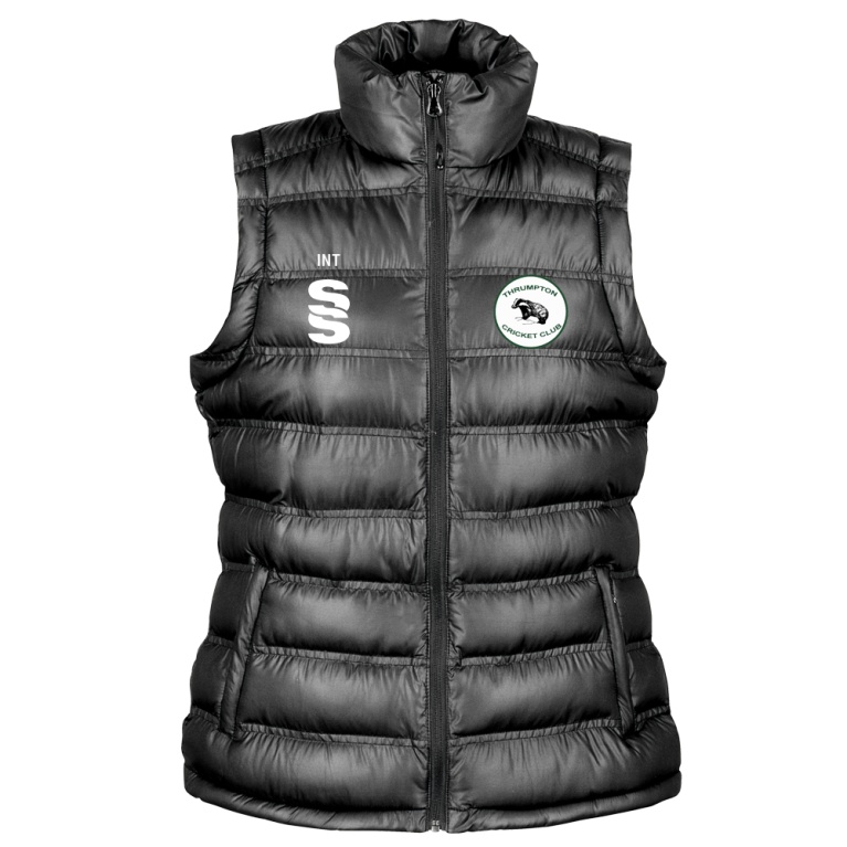 Women's Padded Gilet : Black