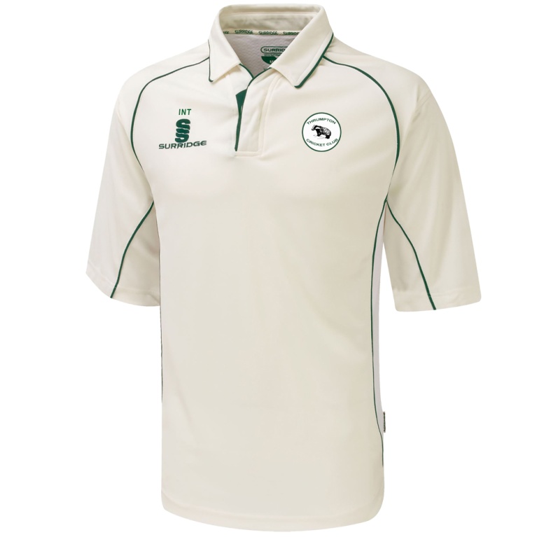 Premier Cricket Shirt - Short Sleeve Green