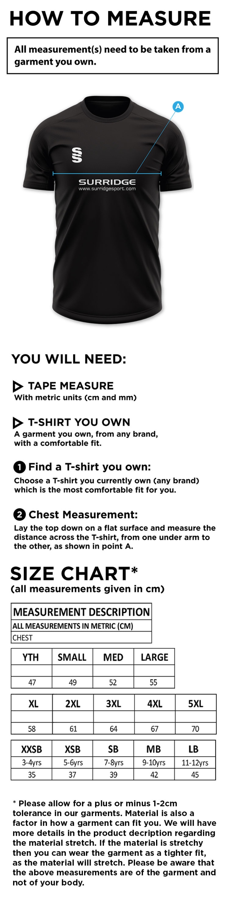 Youth's Fuse Polo Shirt : Black /  White - Size Guide