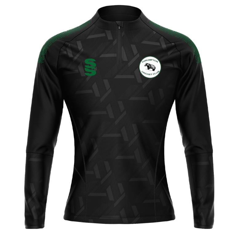 Thrumpton cc Impact 1/4 Zip Performance Top - Women's Fit : Black