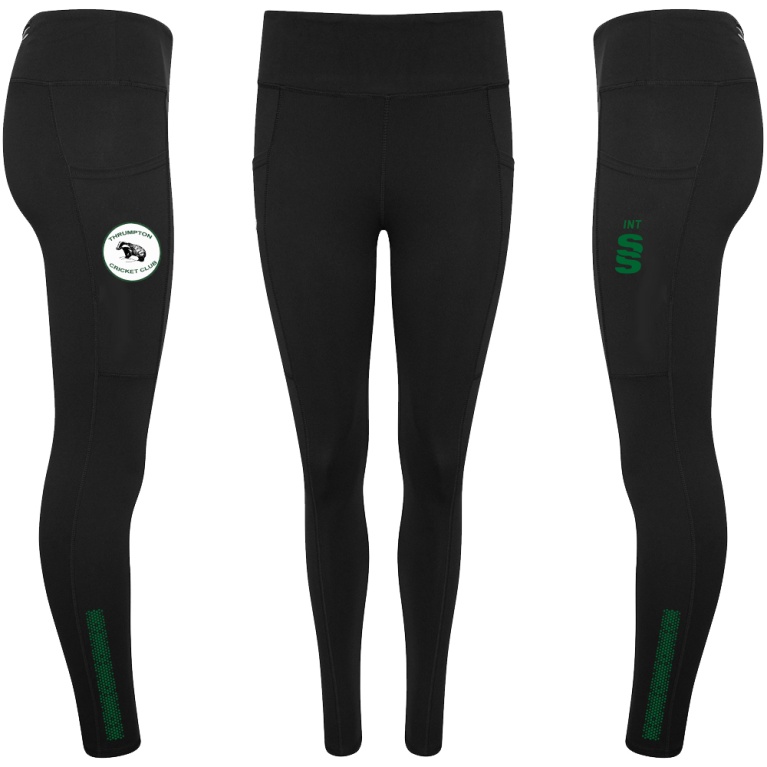 Women's Performance Full Length Leggings : Black